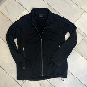 Icebreaker full zip original men’s 320 weight jacket size medium, black